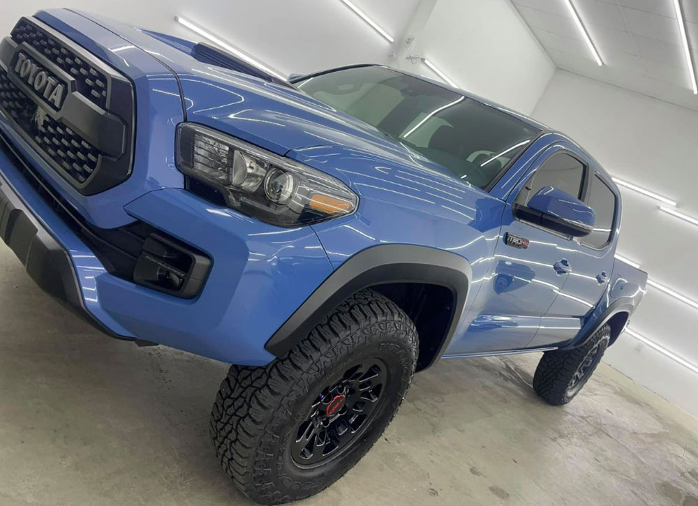 Blue Toyota Truck