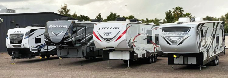 rv-collection with ceramic coating